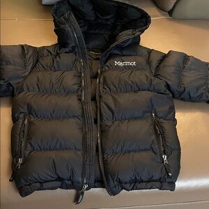Marmot Dark Puffer Jacket with Hood